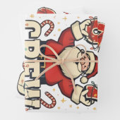 De 6 7 Crew Grappige Kerstman Kerst Meme Inpakpapier Vel (In situ)