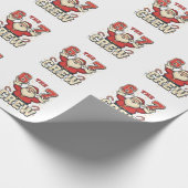 De 6 7 Crew Grappige Kerstman Kerstmeme Cadeaupapier (Hoek)