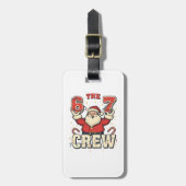 De 6 7 Crew Grappige Kerstman Kerstmis Meme Bagagelabel (Voorkant verticaal)
