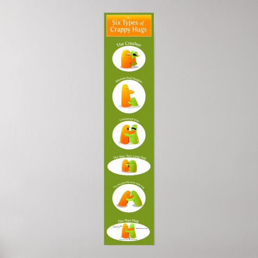De 6 soorten klaverhengsten poster (Voorkant)