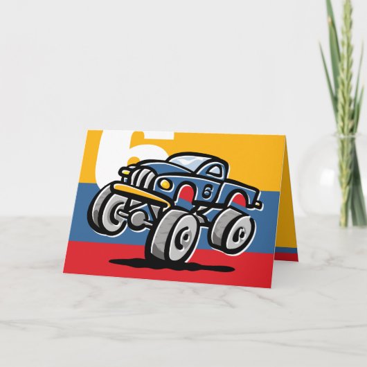 De 6de Verjaardag van de Vrachtwagen van het Kaart (Voorkant)