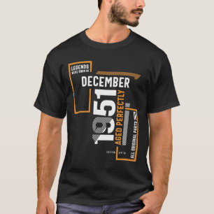 De 70e verjaardag van de Legenda werd geboren in d T-shirt