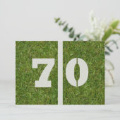 de 70ste Partij van de Verjaardag! Kaart (Staand voorkant)