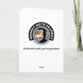 De 70ste verjaardag van mijn vader kaart (Achterkant)