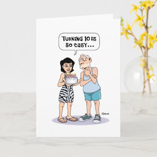 De 70ste verjaardag van mijn vader kaart (Gele Bloem)