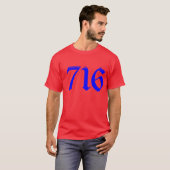 De 716 t-shirt (Voorkant volledig)
