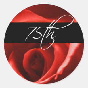 de 75ste Verjaardag nam 75ste Collectief Ronde Sticker