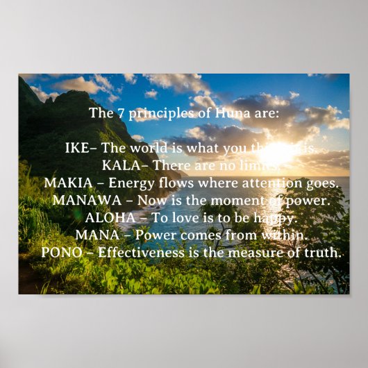 De 7 Beginselen van het Spiritueel Poster van Hong (Voorkant)