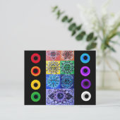 De 7 Chakras Ansichtkaart Briefkaart (Staand voorkant)