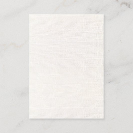 De 7 chakra's gids - visitekaartje (Achterkant)