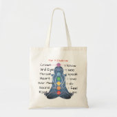 De 7 Chakras Tote Bag (Voorkant)