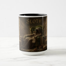 De 7 deugden van Satan: luiheid Mok