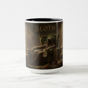 De 7 deugden van Satan: luiheid Mok