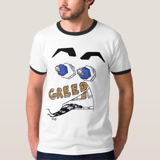 De 7 Dodelijke — Hebzucht T-shirt (Voorkant)