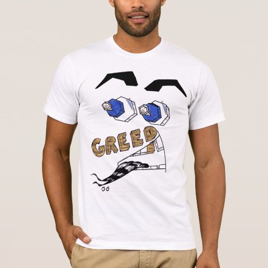 De 7 Dodelijke — Hebzucht T-shirt (Voorkant)