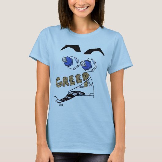 De 7 Dodelijke — Hebzucht T-shirt (Voorkant)
