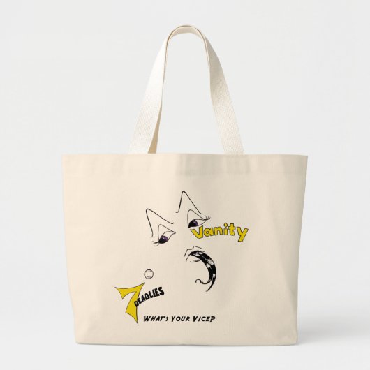 De 7 Dodelijke — IJdelheidstas Grote Tote Bag (Voorkant)