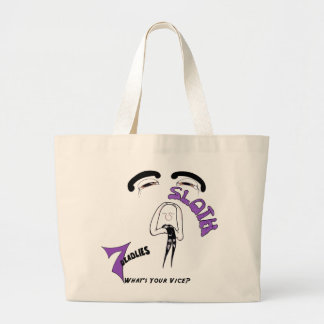 De 7 Dodelijke — Luie Zak Grote Tote Bag