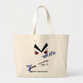 De 7 Dodelijken — Woede Zak Grote Tote Bag