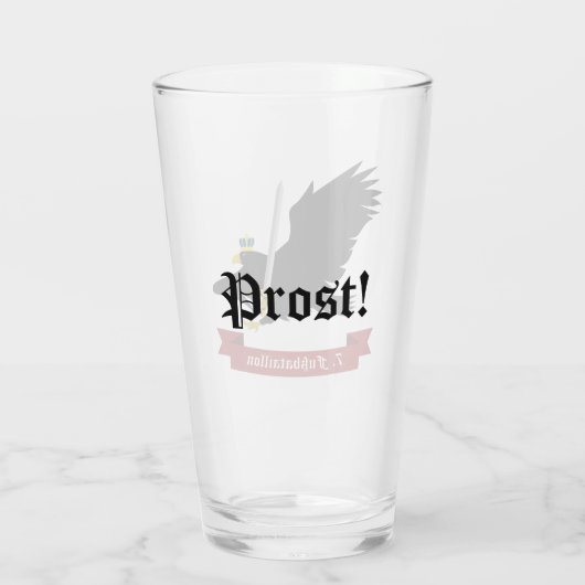 De 7. Fuß Beer Glass Glas (Achterkant)