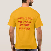 DE 7e JAARLIJKSE JERSEY DEVIL HUNT T-shirt (Achterkant)