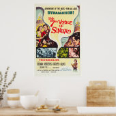 De 7e reis van Sinbad Poster (Keuken)