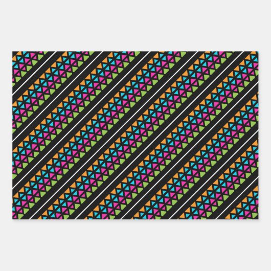 De 80's gepersonaliseerd inpakpapier vel (Voorkant 2)