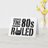 De 80s-regel kaart (Gele Bloem)