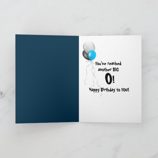 de 80ste Kaarsen van de Verjaardag Kaart (Binnen)