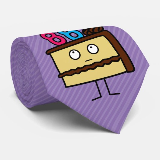 de 88ste Cake van de Verjaardag met Kaarsen Stropdas (Opgerold)