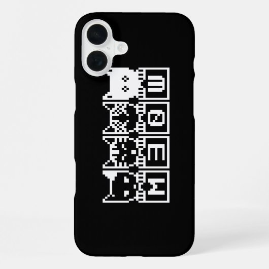 DE 8-BIT KATTEN M30W iPhone HOESJE (Achterkant)