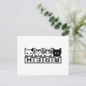 DE 8-BITS CATS M30W BRIEFKAART (Staand voorkant)