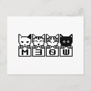 DE 8-BITS CATS M30W BRIEFKAART