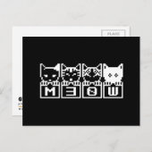 DE 8-BITS CATS M30W BRIEFKAART (Voorkant / Achterkant)