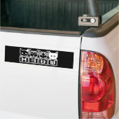 DE 8-BITS CATS M30W BUMPERSTICKER (Op Truck)
