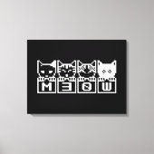 DE 8-BITS CATS M30W CANVAS AFDRUK (Voorkant)
