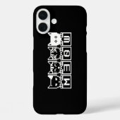 DE 8-BITS CATS M30W Case-Mate iPhone CASE (Achterkant)