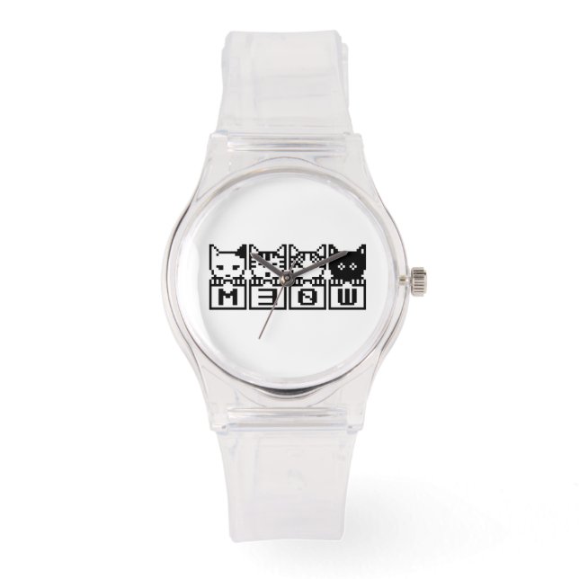 DE 8-BITS CATS M30W HORLOGE (Voorkant)