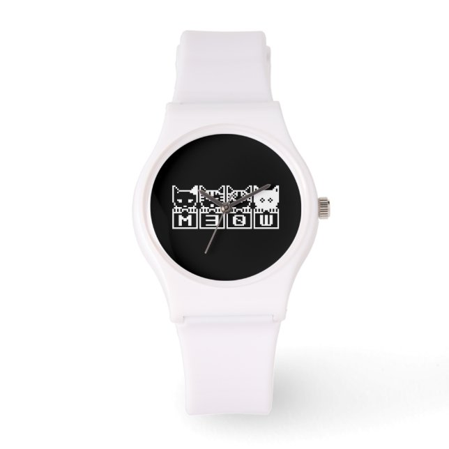 DE 8-BITS CATS M30W HORLOGE (Voorkant)