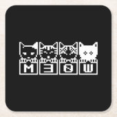 DE 8-BITS CATS M30W KARTONNEN ONDERZETTERS (Voorkant)