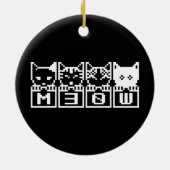 DE 8-BITS CATS M30W KERAMISCH ORNAMENT (Achterkant)