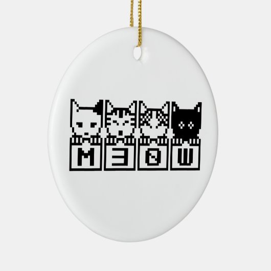 DE 8-BITS CATS M30W KERAMISCH ORNAMENT (Rechts)