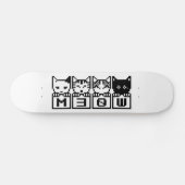 DE 8-BITS CATS M30W PERSOONLIJK SKATEBOARD (Horizontaal)