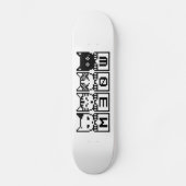 DE 8-BITS CATS M30W PERSOONLIJK SKATEBOARD (Voorkant)
