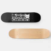 DE 8-BITS CATS M30W PERSOONLIJK SKATEBOARD (Horizontaal)