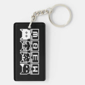 DE 8-BITS CATS M30W SLEUTELHANGER (achterkant)