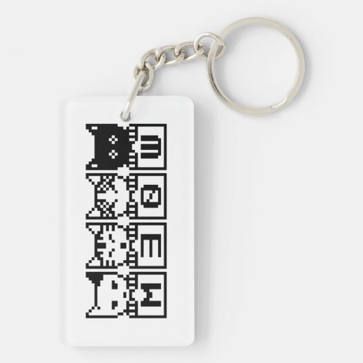 DE 8-BITS CATS M30W SLEUTELHANGER (achterkant)