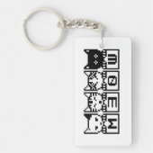 DE 8-BITS CATS M30W SLEUTELHANGER (Voorkant)