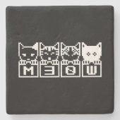 DE 8-BITS CATS M30W STENEN ONDERZETTER (Voorkant)