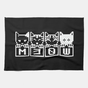 DE 8-BITS CATS M30W THEEDOEK